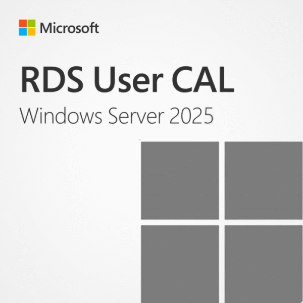User CAL for Windows Server 2025 Remote Desktop Services (RDS)